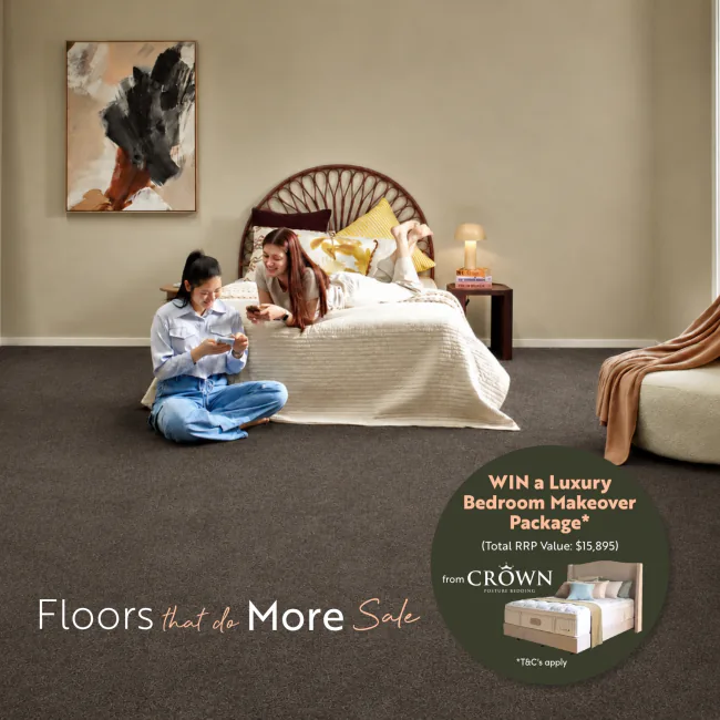 Floors that do more sale - Win a bedroom makeover